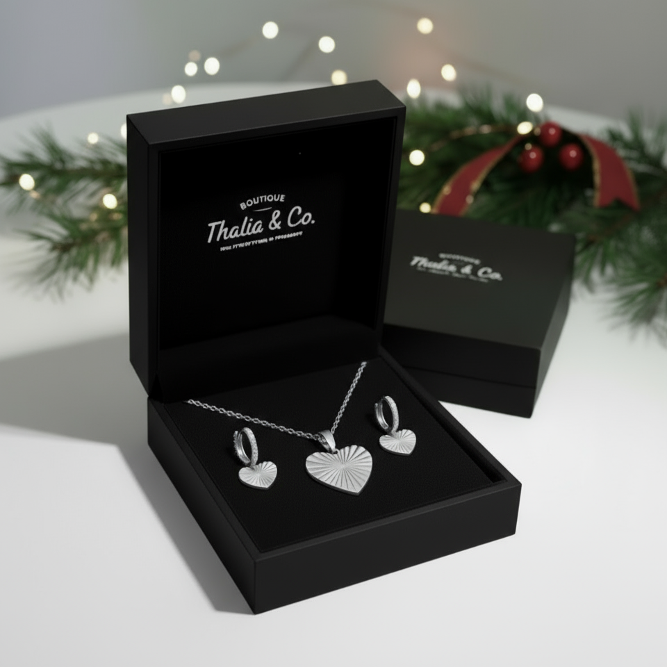 Ensemble des fêtes Coeurs Sacrés Argent