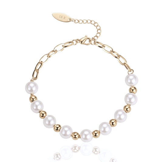 Pearl Of Wisdom Bracelet Gold