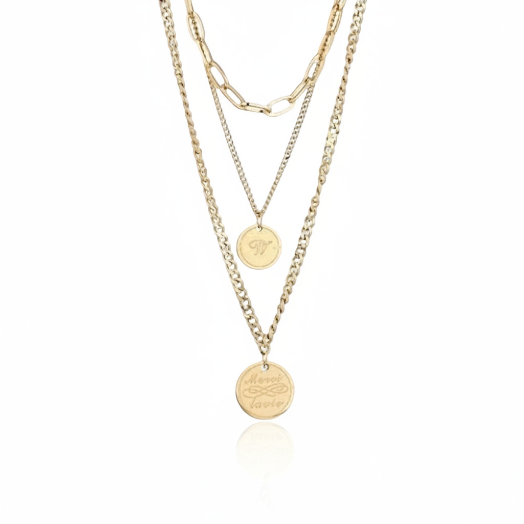 Collier Ode à la Vie Or