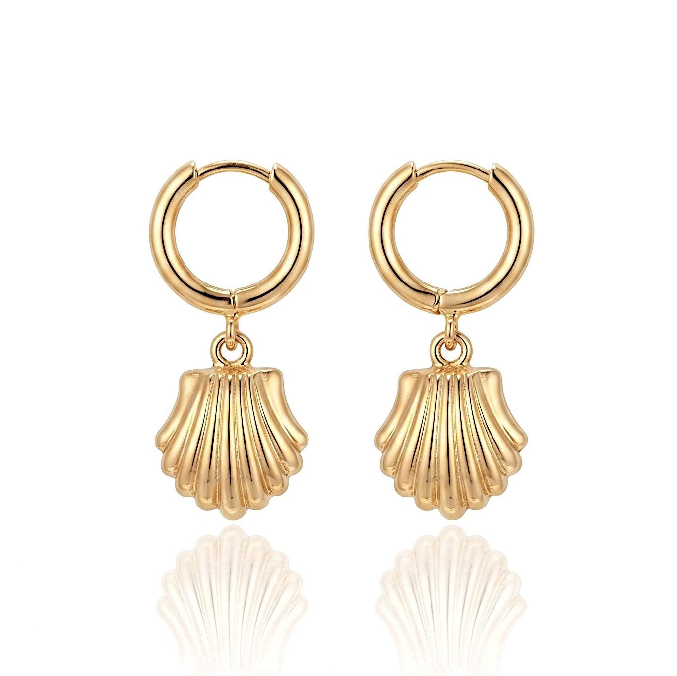 Inner Pearl Earrings Gold