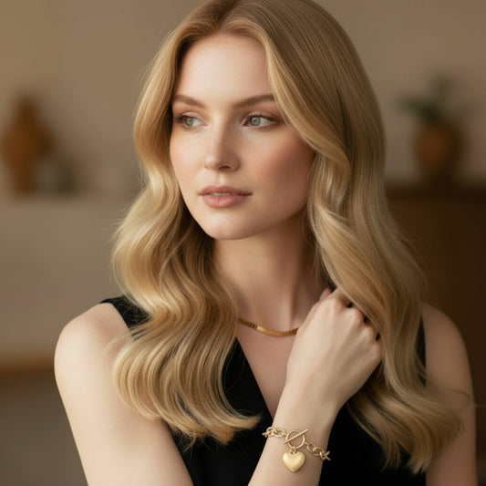 Divine Heart Bracelet Gold