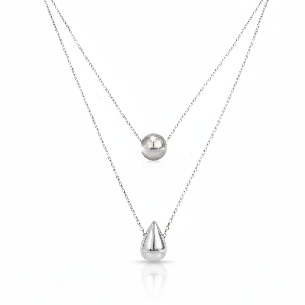 Tears of Joy Necklace Silver