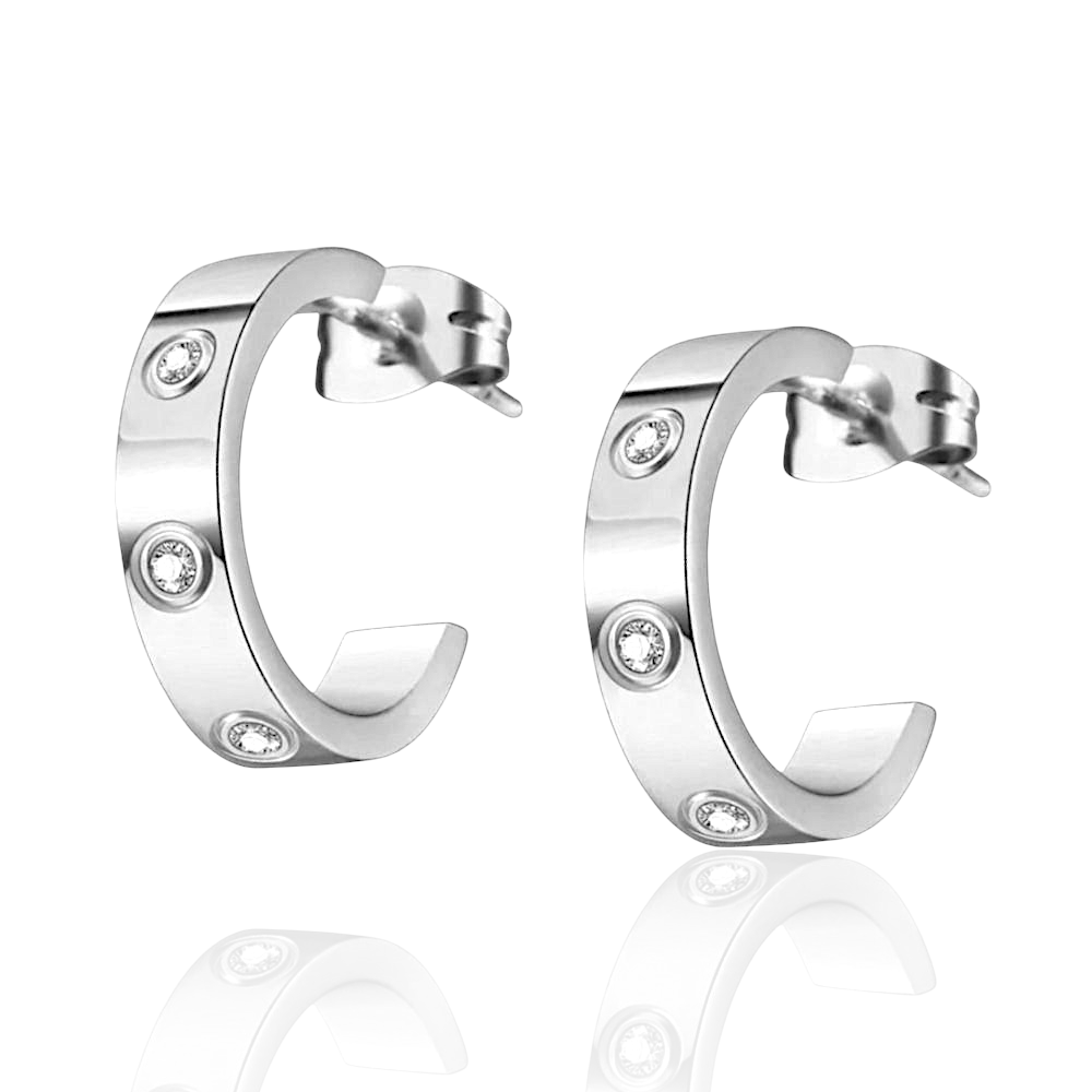 Celebrate Yourself Earrings Silver