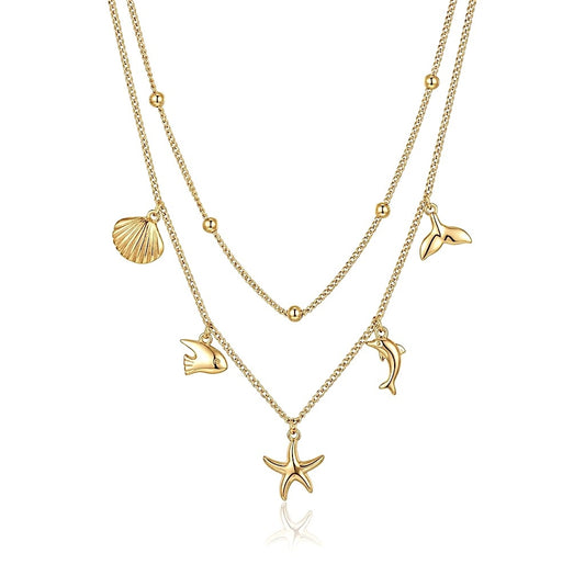 Inner Sea Necklace Gold