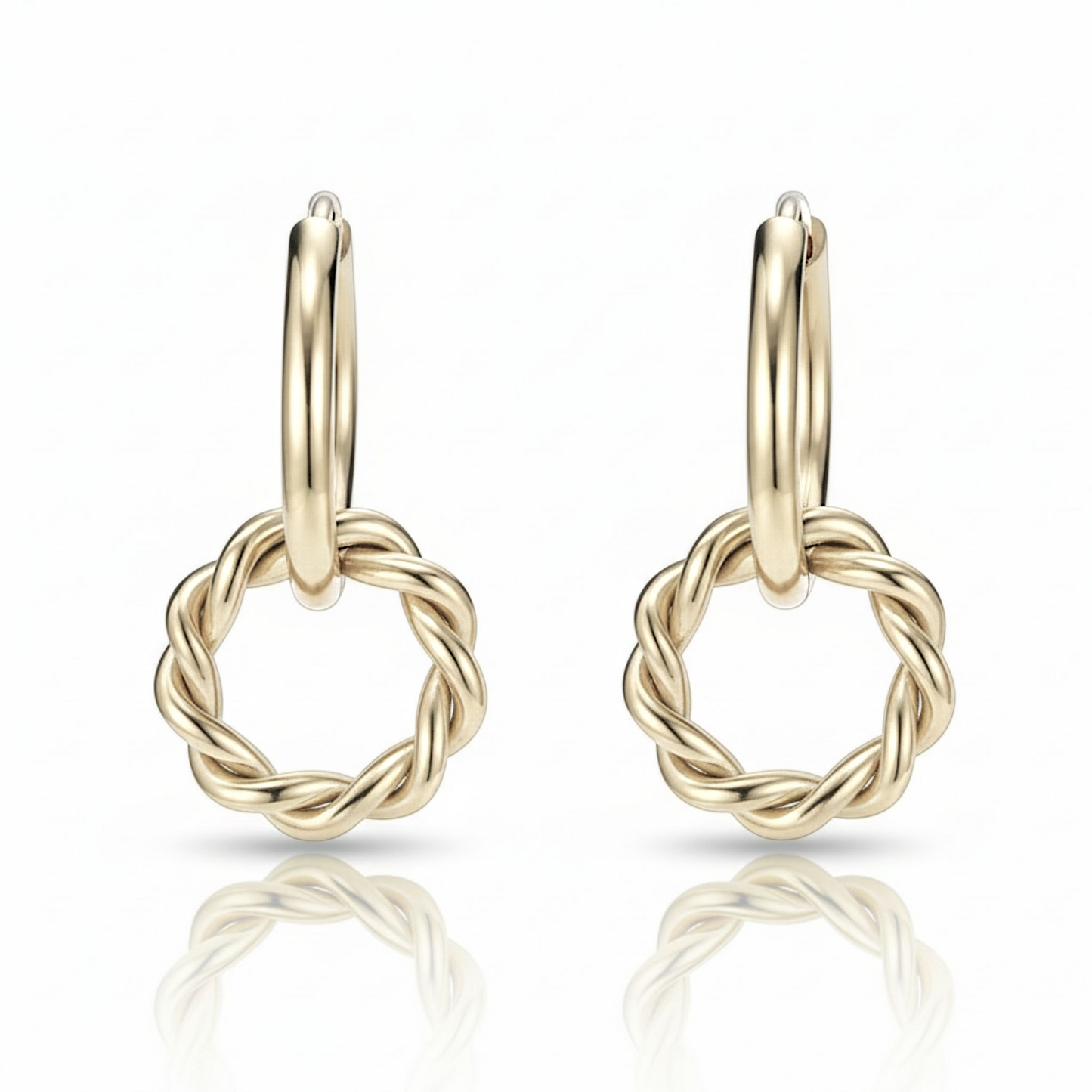 Sacred Knot Earrings Gold