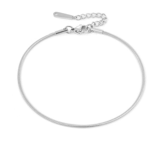 Sun-kissed Glow Anklet Silver