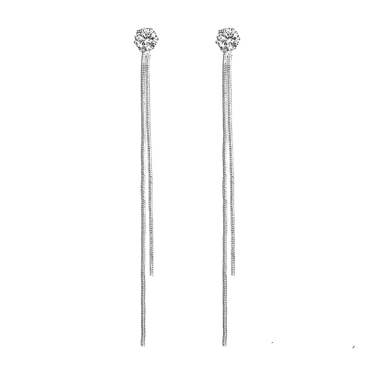Seduce Me Earrings Silver