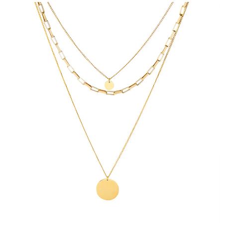 Charming 3 Layers Stainless Steel Necklace