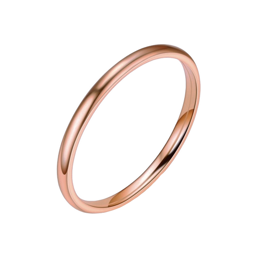 Integrity Ring Gold Rose 2mm