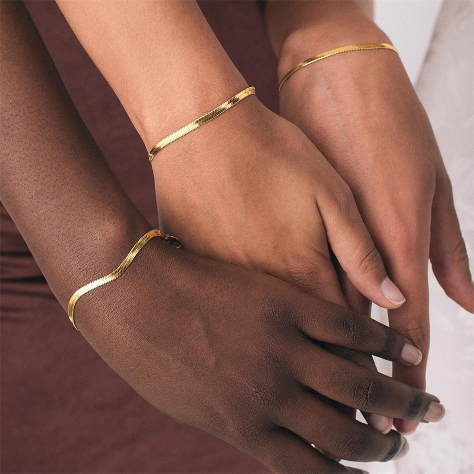 Viperella Snake Bracelet Gold
