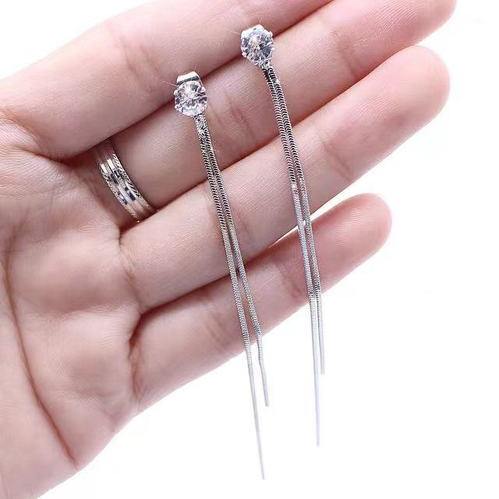 Seduce Me Earrings Silver
